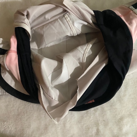 Lululemon Groovy Run Short Dune Gros Gingham Plaid Bleached Coral/Black - Picture 7 of 11